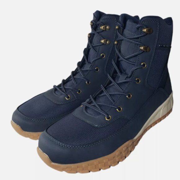 Reserved Footwear Mens Meson Lace Up Ankle Work Boots Sneaker Navy Blue Size 7.5 main image 5